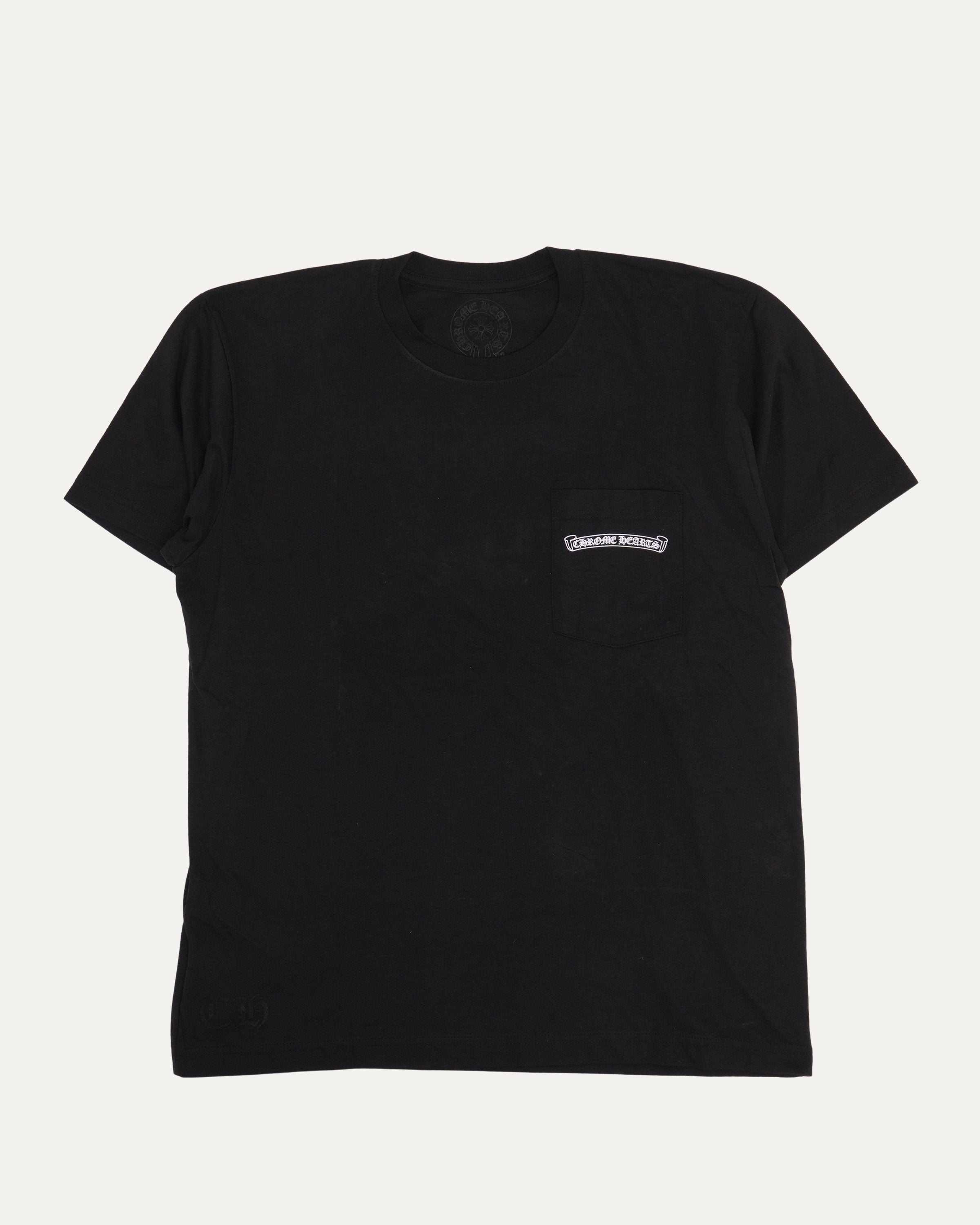 Chrome Hearts St. Barth Anchor Cross Long Sleeve Pocket T-Shirt