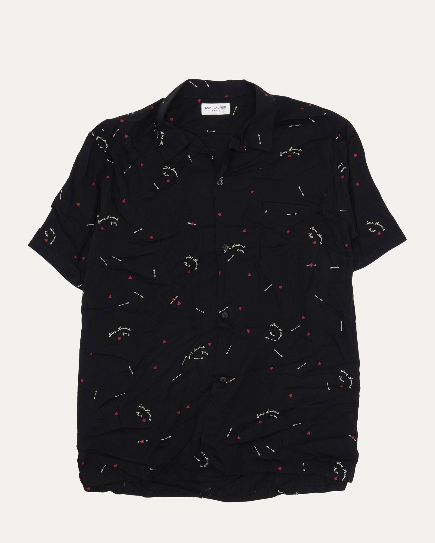 Cupid Print Short Sleeve Shirt