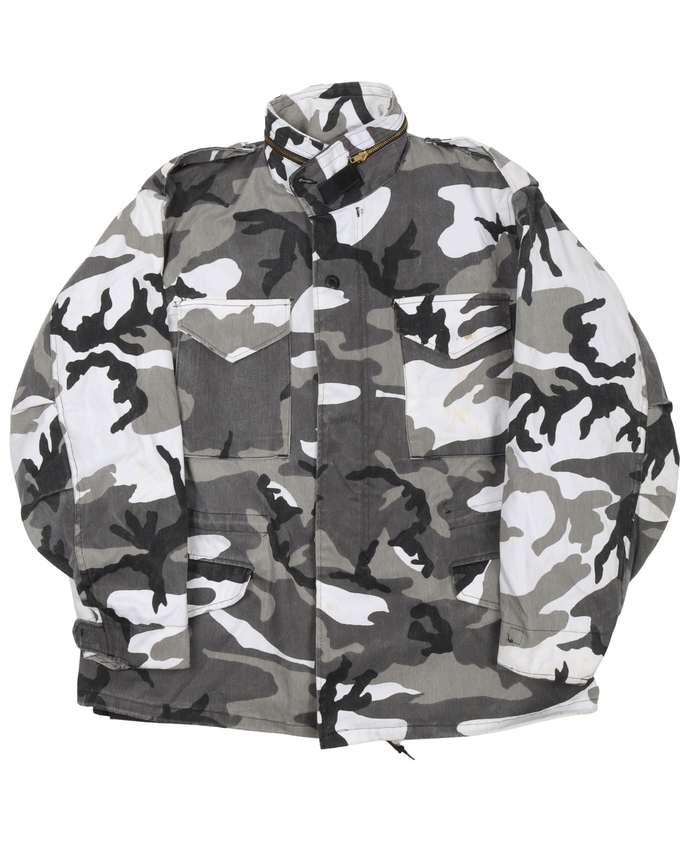 Vintage Snow Camo Military Jacket – Justin Reed