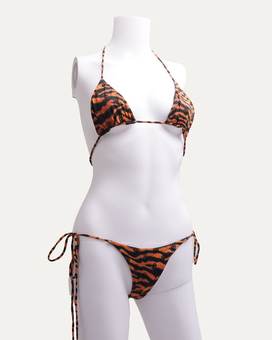 Dipped In Blue Tiger Bikini