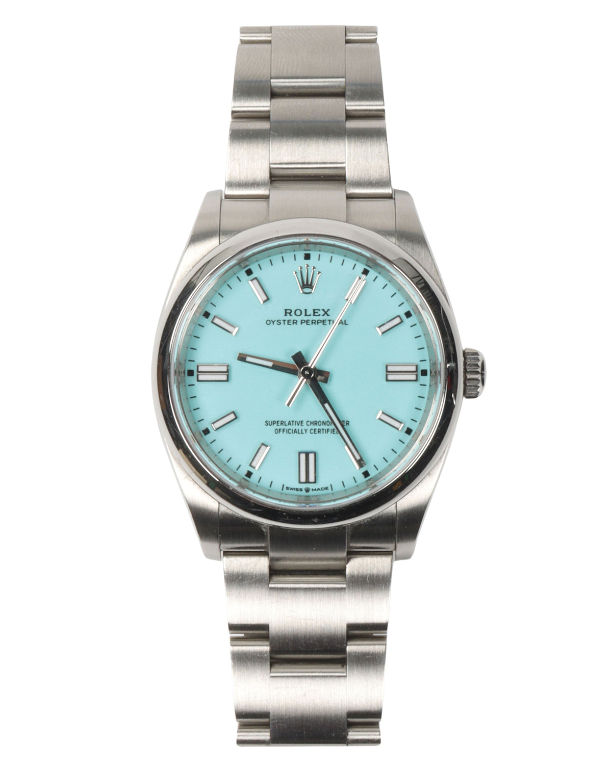 36MM Stainless Steel Oyster Perpetual w/ Tiffany Blue Dial