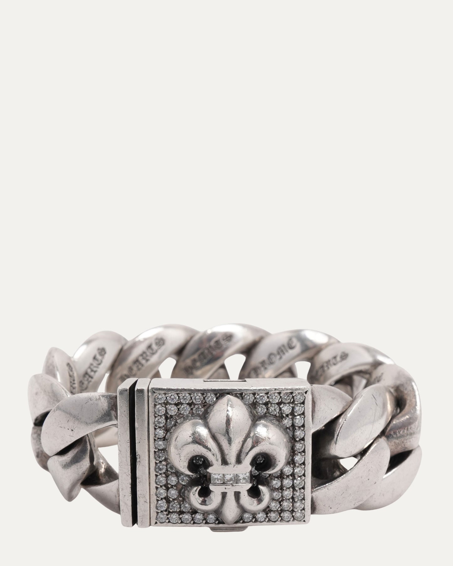 Diamond XL Fleur Box ID Bracelet