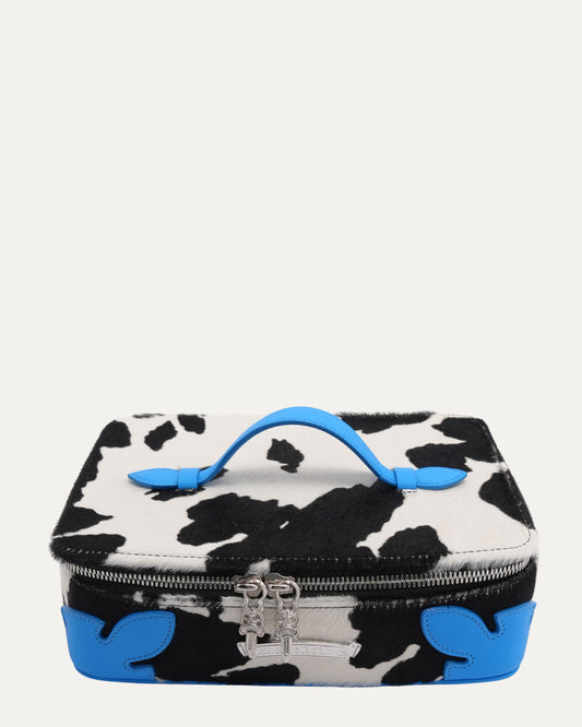 Leather & Pony Hair Jewelry Case