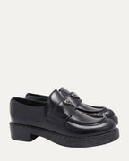 Chocolate Brushed Loafers