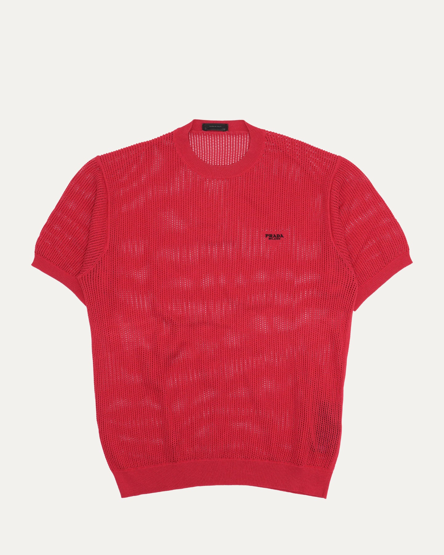 Silk-Blend Mesh T-Shirt