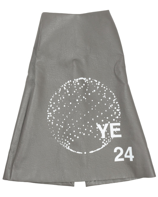 YE24 Faux Leather Skirt