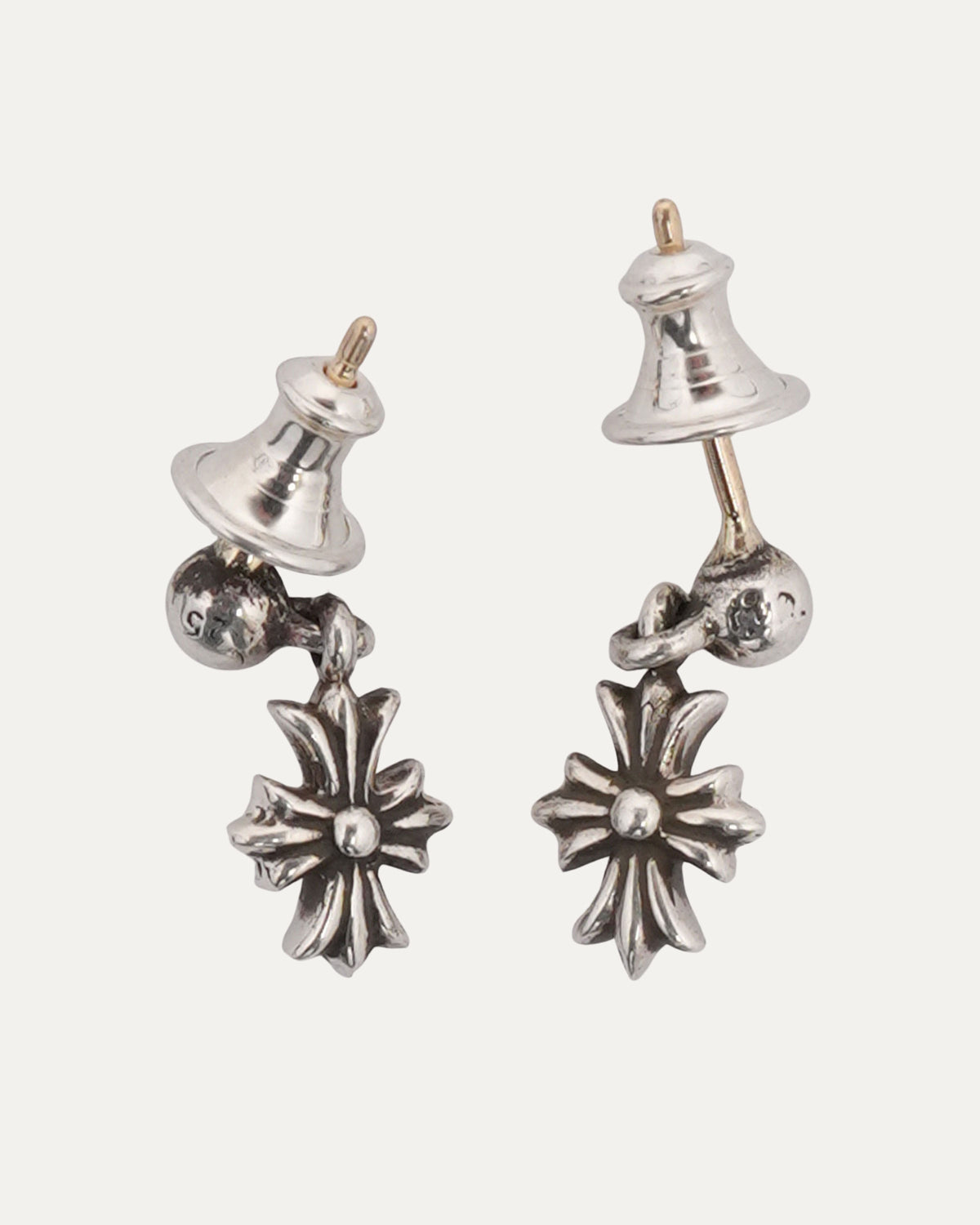 Dangling Plus Cross Earrings
