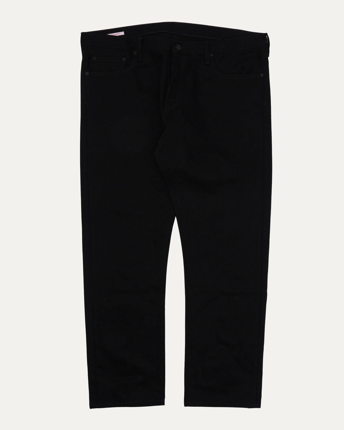 Diagonal Pocket Logo Jeans
