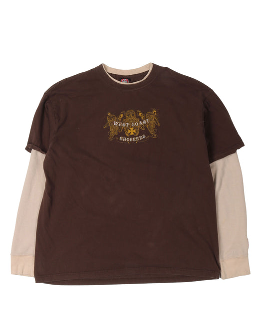 West Coast Choppers Double Layer Long Sleeve T-Shirt