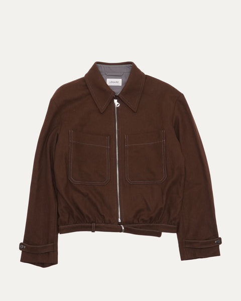 Lemaire Wool Blend Belted Jacket – Justin Reed
