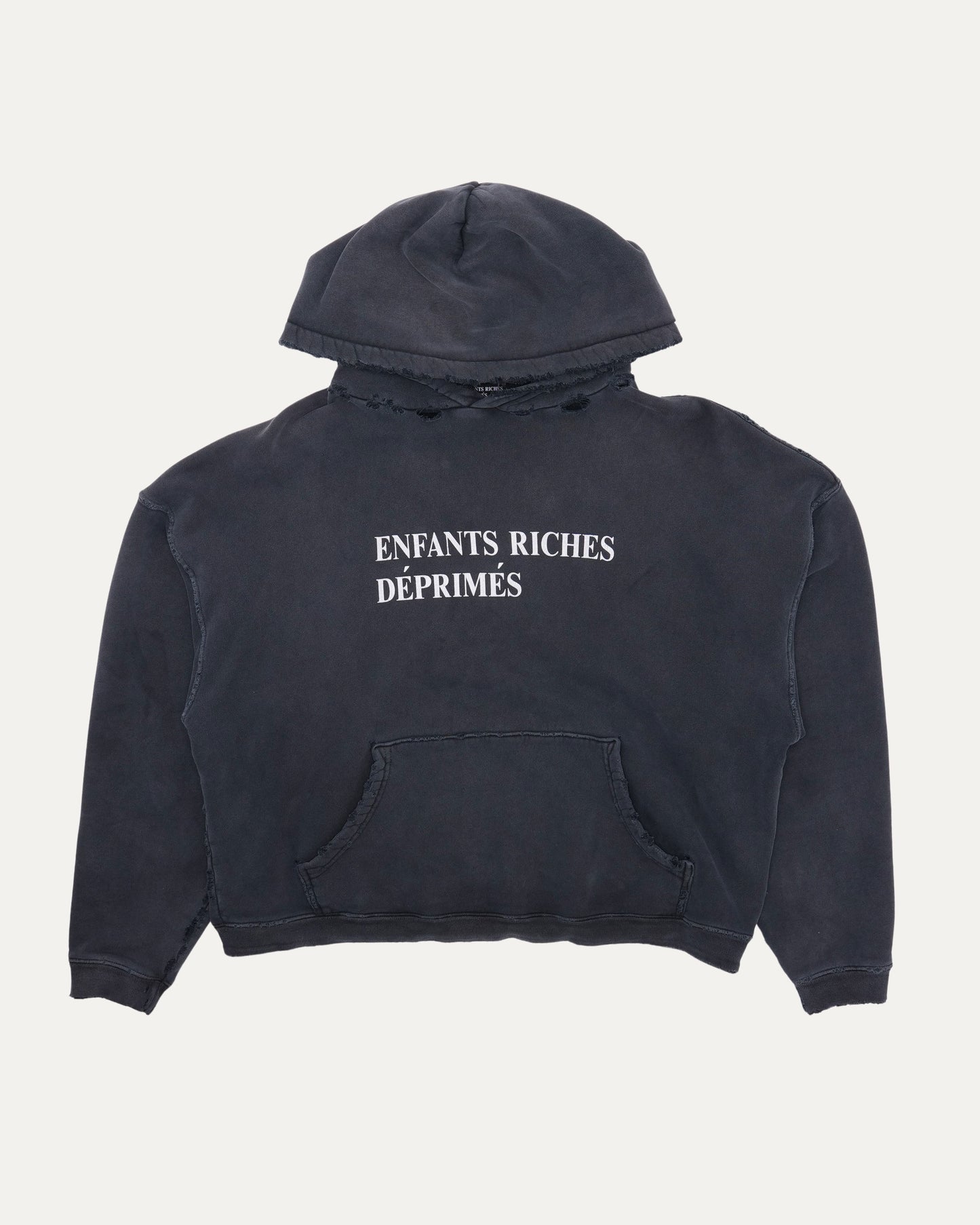 Distressed Classic Logo Hoodie