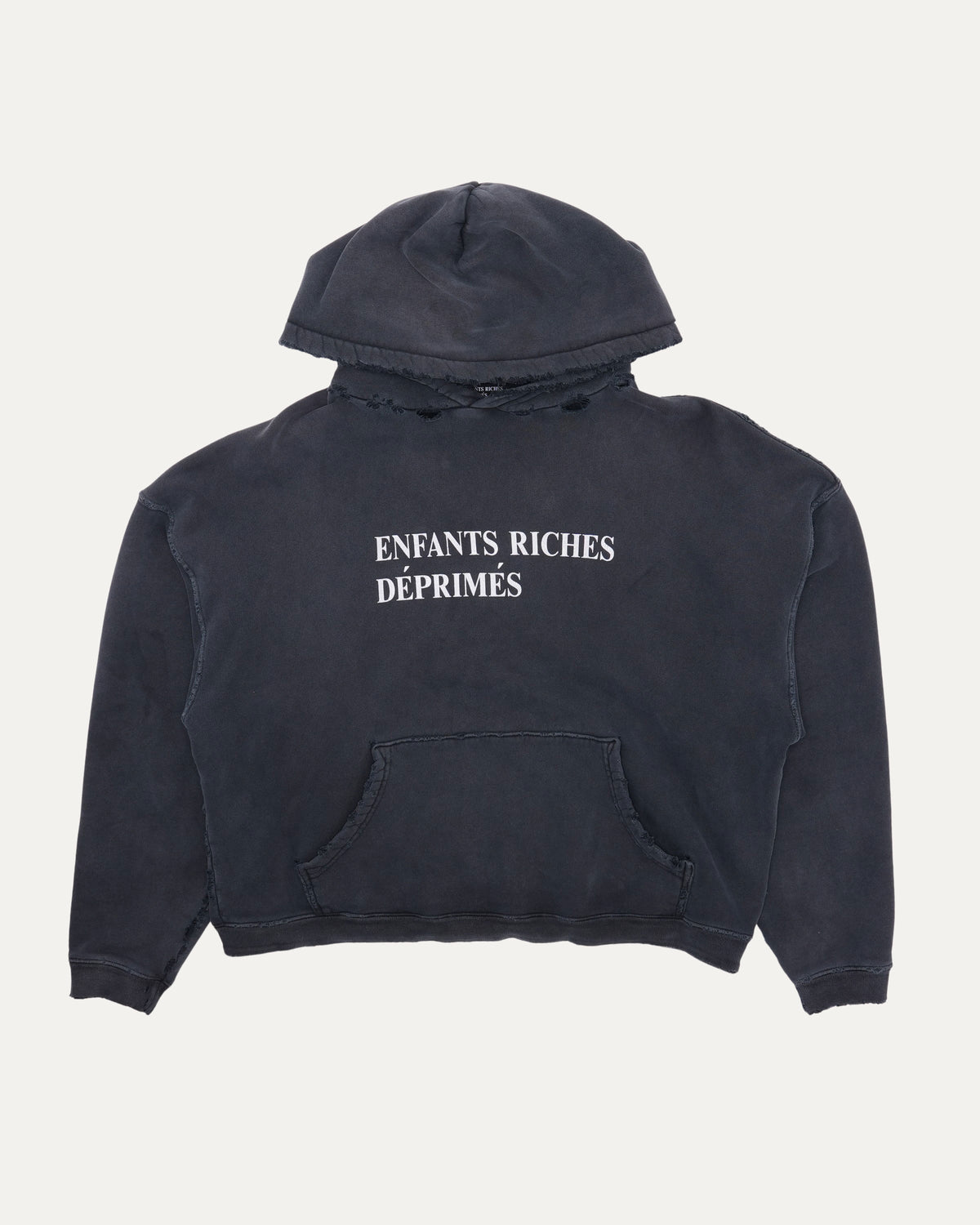 Distressed Classic Logo Hoodie