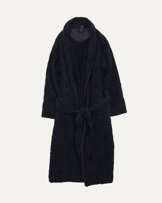 Plus Cross Jacquard Bath Robe