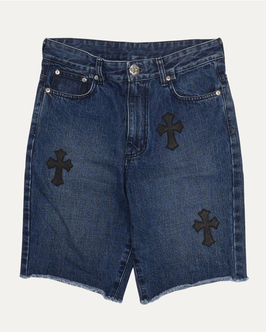 Cross Patch Turbo Diesel Cut Off Jean Shorts
