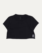 Eyechart Embroidered Cropped T-Shirt