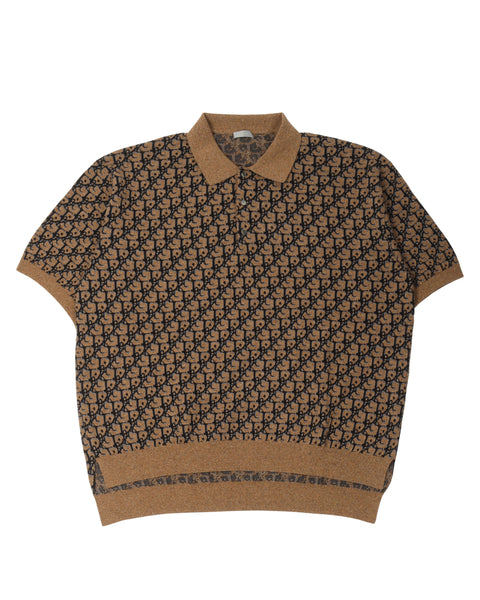 Dior Cactus Jack Oversized Oblique Monogram Polo Shirt – Justin Reed