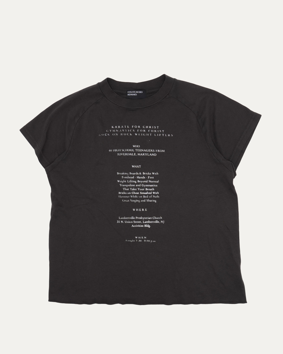 Karate for Jesus Raglan T-Shirt