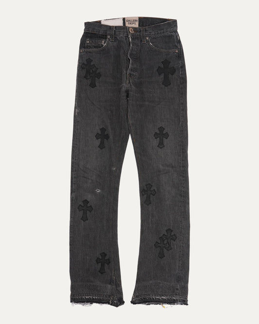 Gallery Dept. Cross Patch Flared Jeans