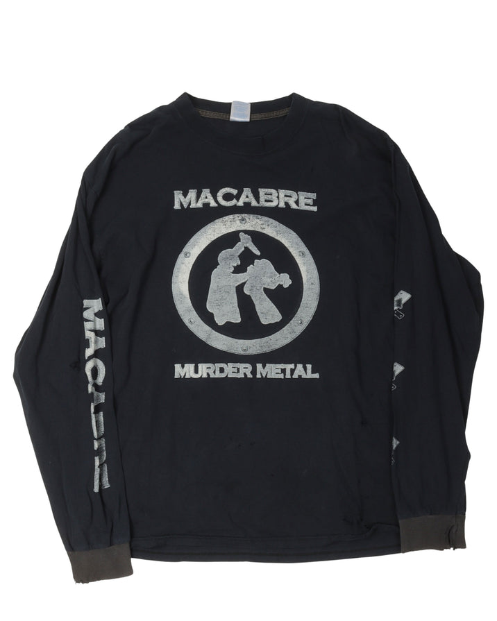 Macabre Murder Metal Long Sleeve T-Shirt