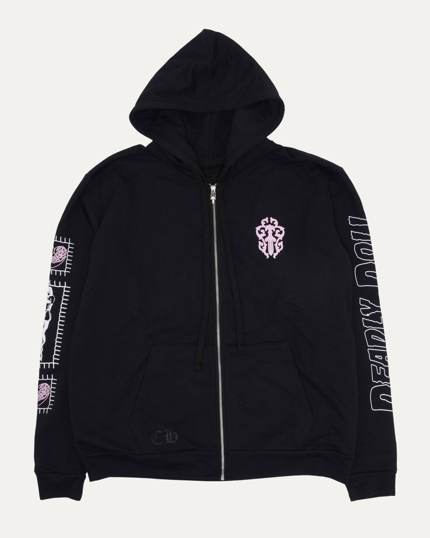 Deadly Doll Vine Dagger Zip Up Hoodie