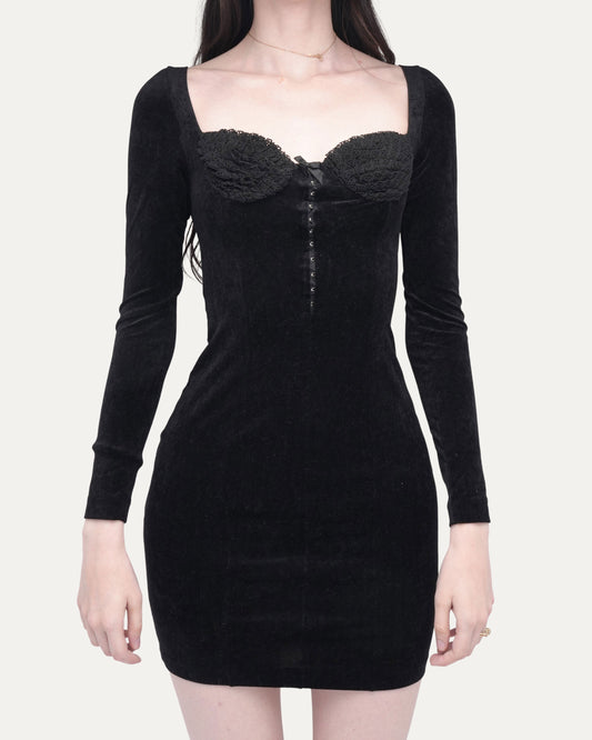 Folies Velour Dress