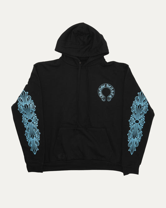 Glitter Print Friends and Family Hoodie