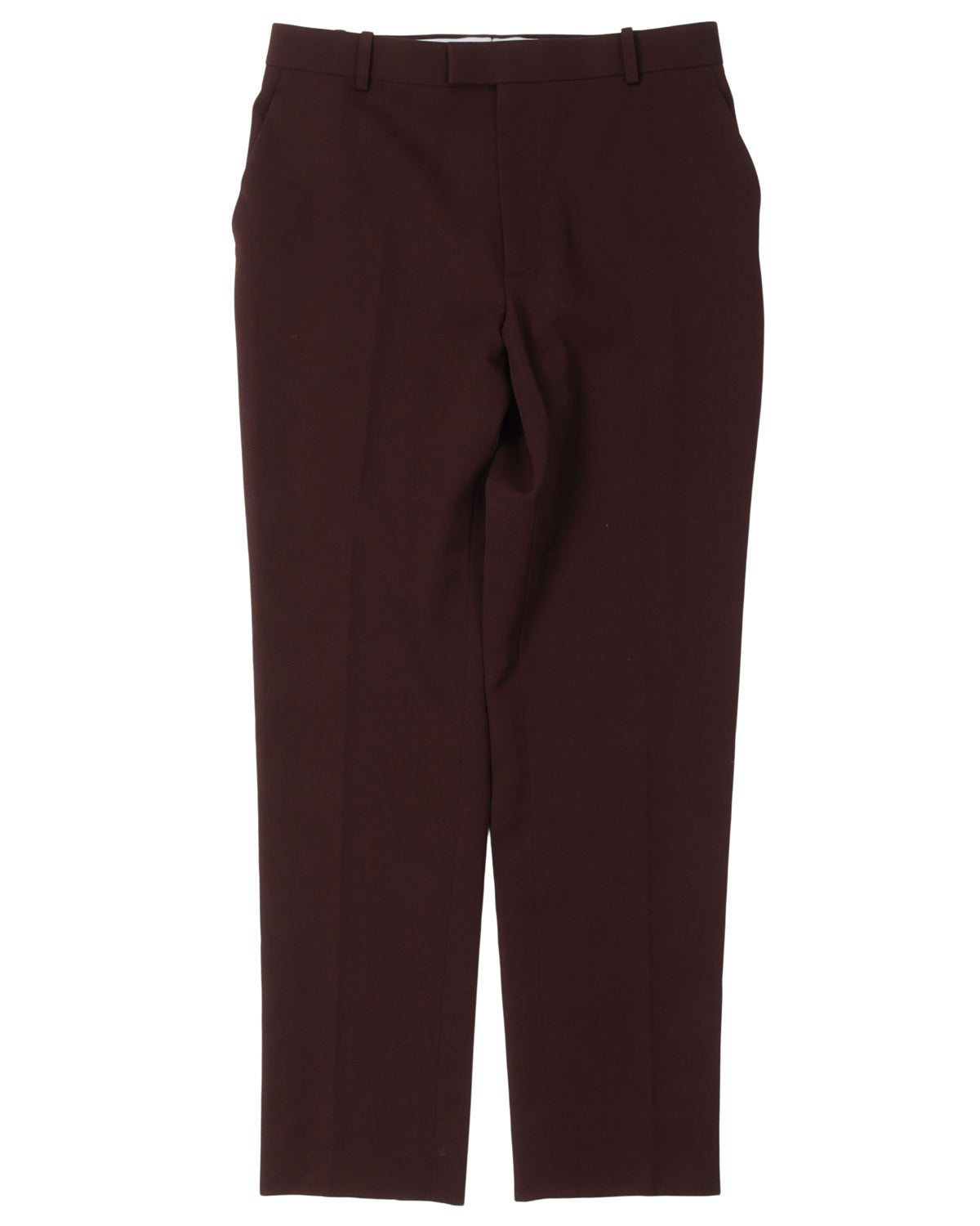Pleated Wool Trousers