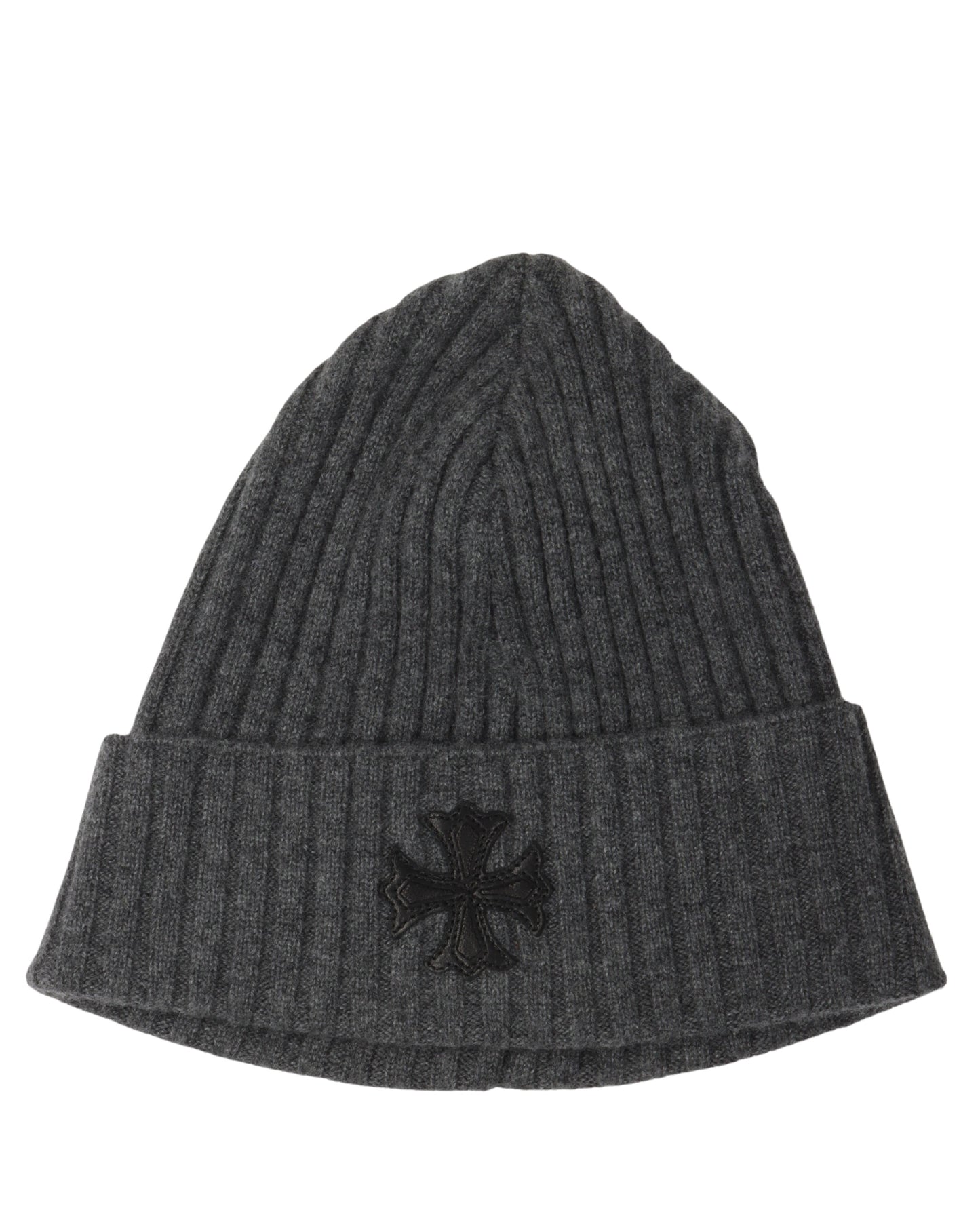 Plus Cross Patch Cashmere Beanie