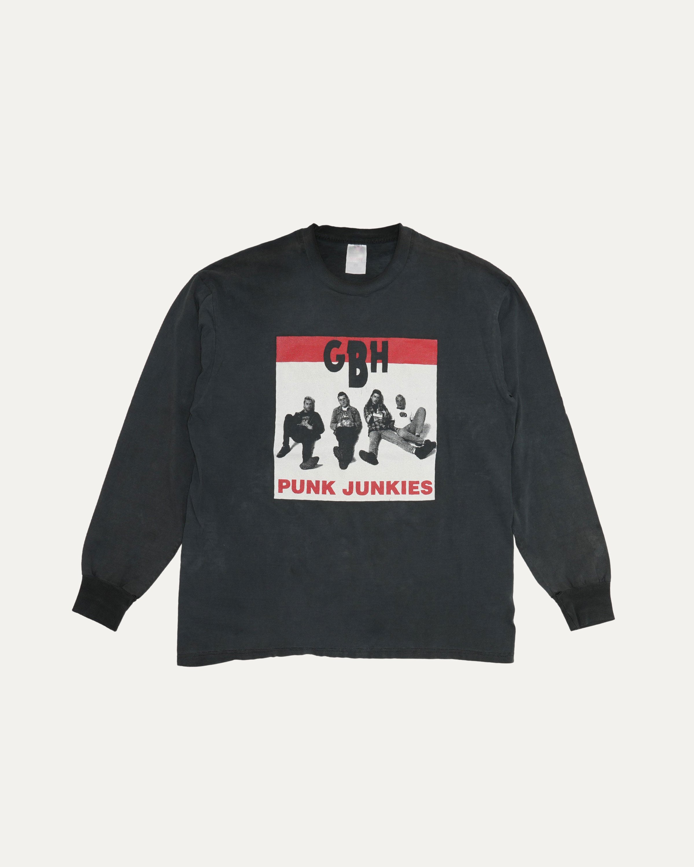 GBH Punk Junkies 1999 Tour Long Sleeve T-Shirt