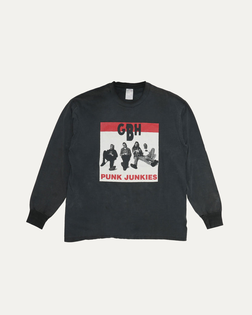 GBH Punk Junkies 1999 Tour Long Sleeve T-Shirt