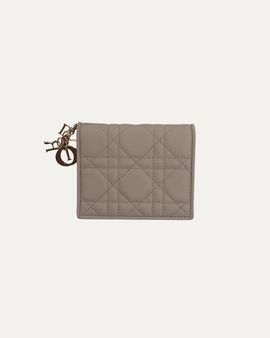 Lady Dior Mini Gardenia Wallet