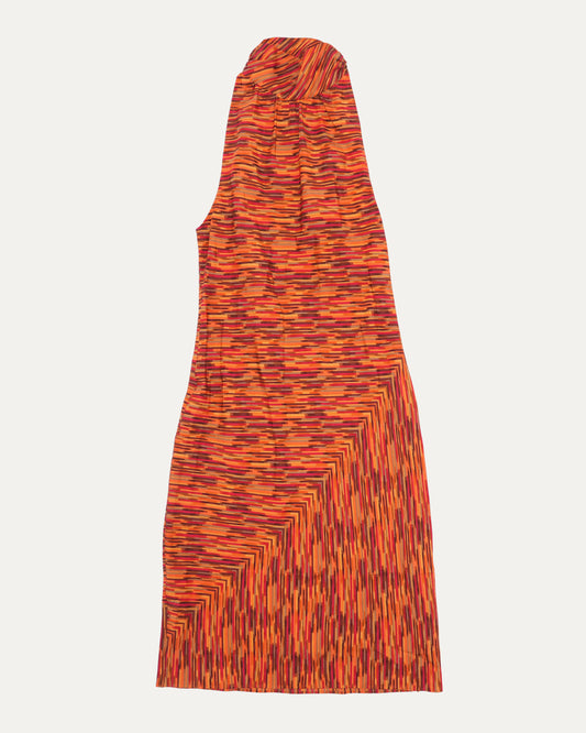 Vintage Ports International Sleeveless Silk Dress