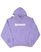 Oversized Distressed Hoodie