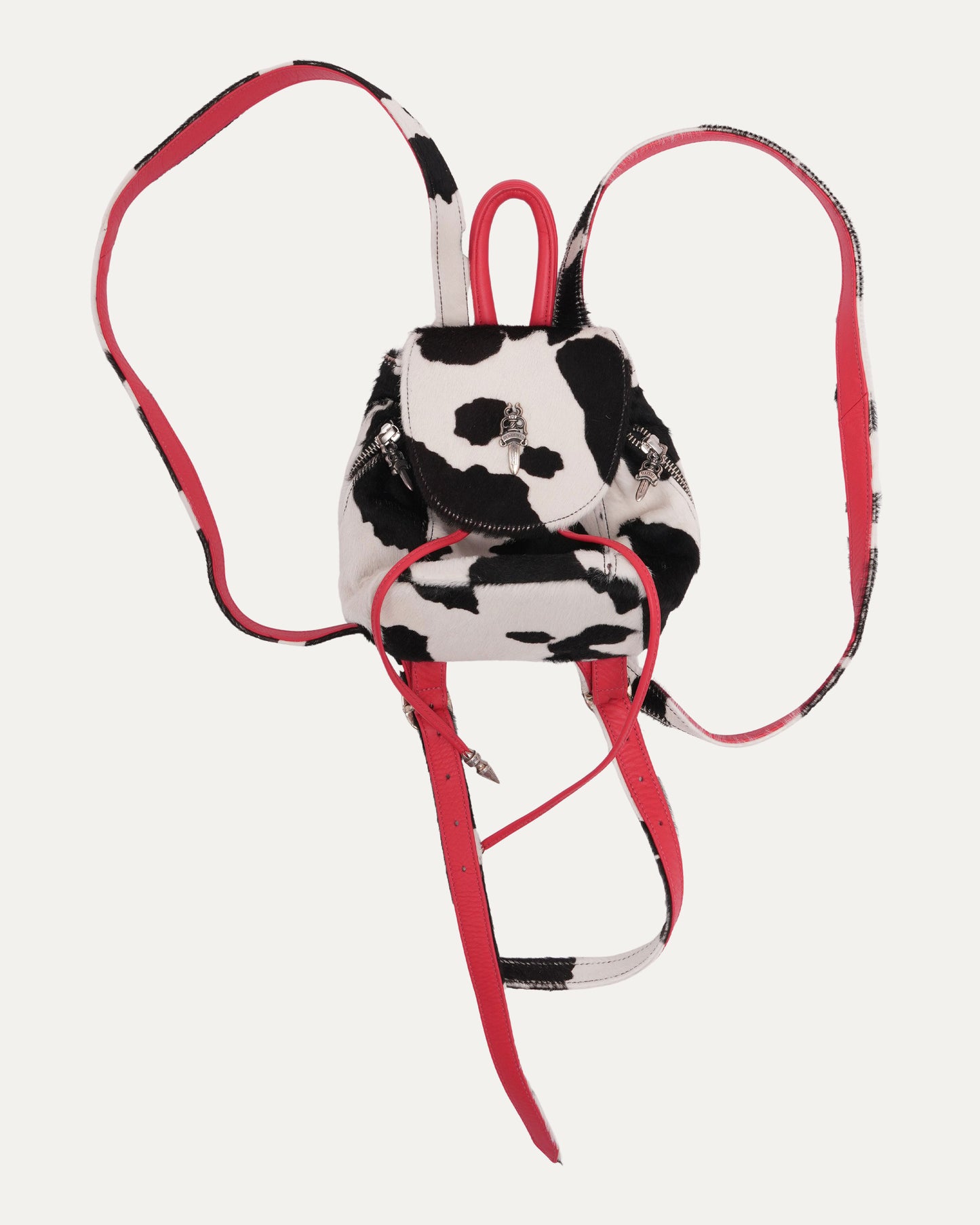 Mini Cow Print Backpack