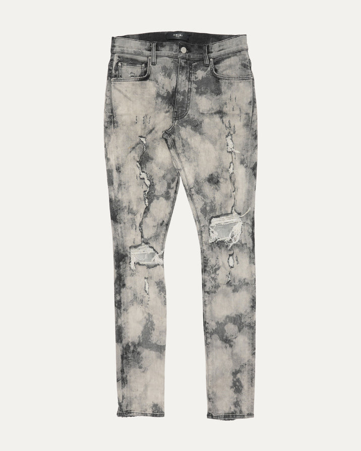 Distressed Bleached Skinny Jeans