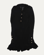 Knit Collared Long Sleeve Dress