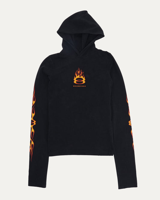 Burning Unity Logo Hooded T-Shirt