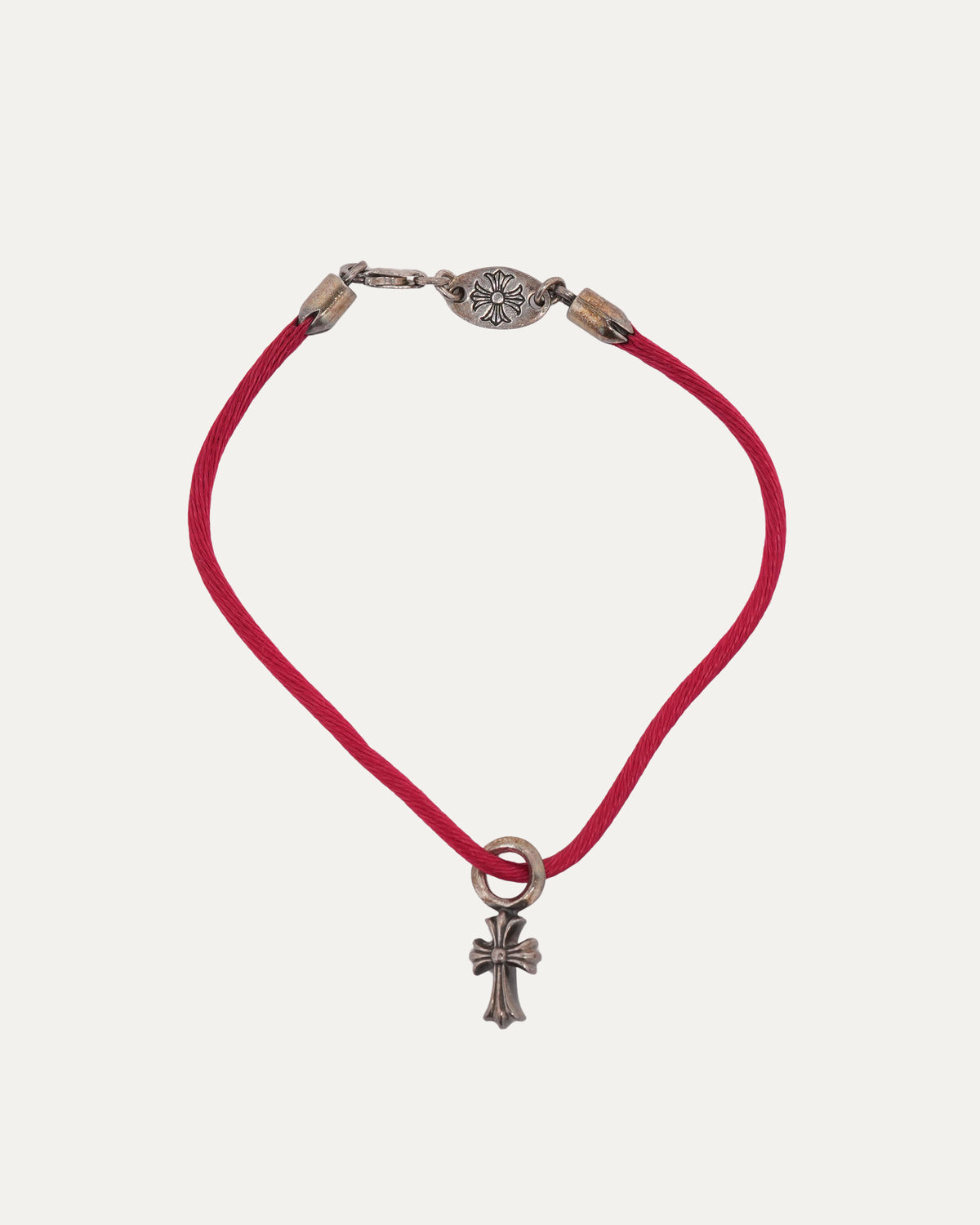 Silk Bracelet with Baby Fat Charm