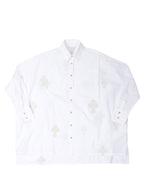 Oversized Cross Patch Shirt