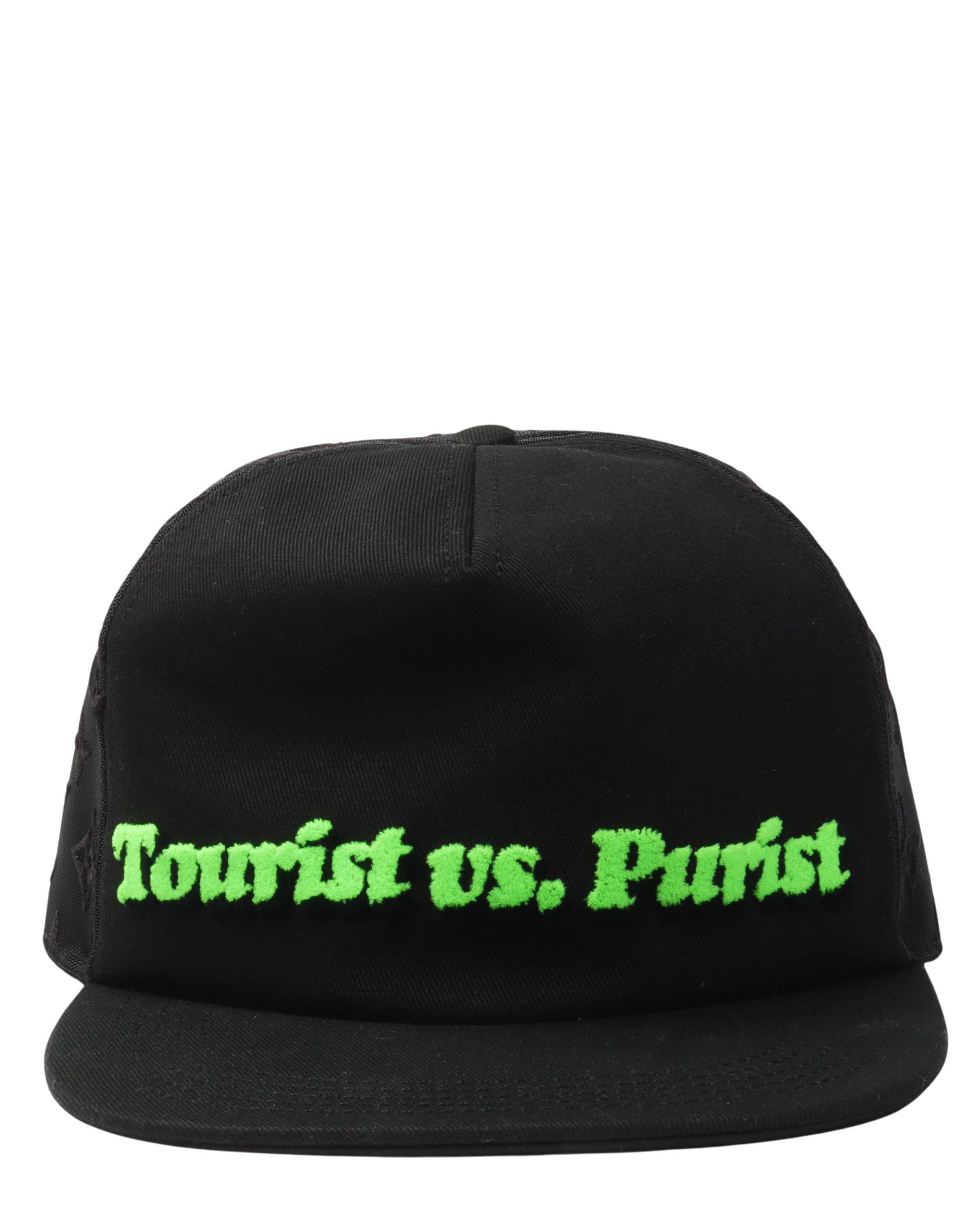 Tourist vs. Purist Embroidered Monogram Trucker Hat