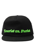 Tourist vs. Purist Embroidered Monogram Trucker Hat