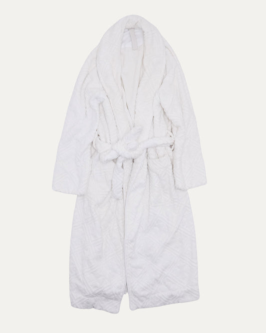Plus Cross Jacquard Bath Robe