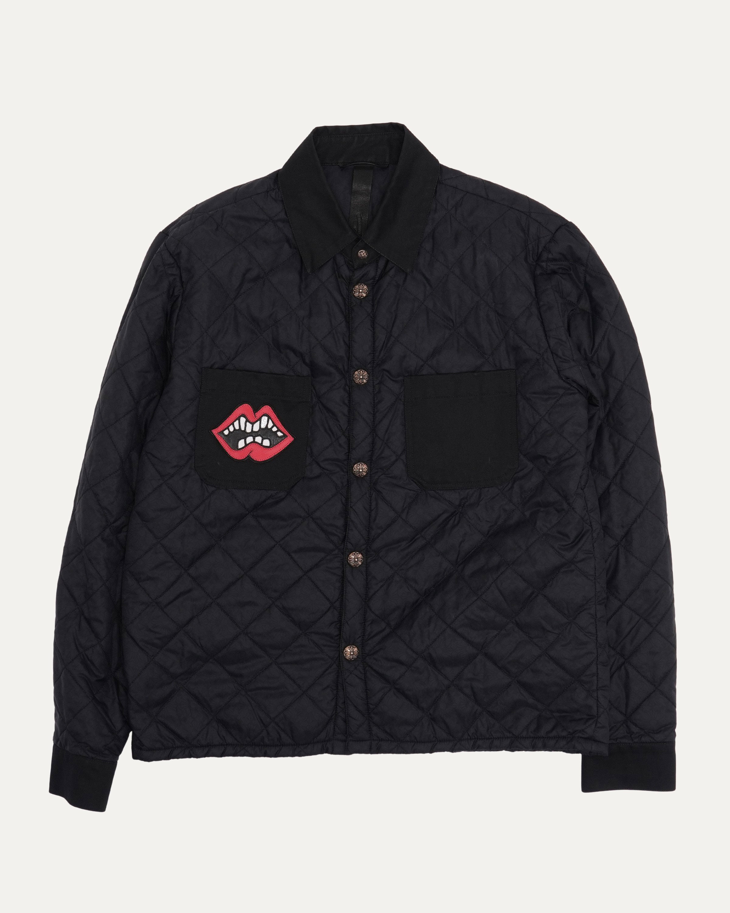 クロムハーツ　Chrom hearts マティ キルティングナイロンジャケット Chrome Hearts Matty Boy Chomper Quilted Nylon Jacket – Justin Reed