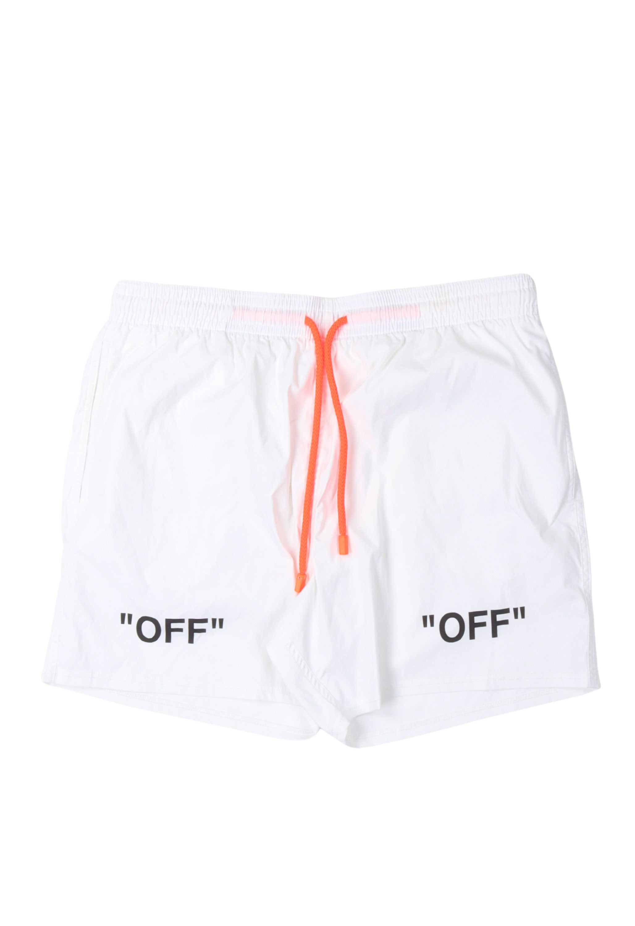 Diagonal Logo Swim Shorts