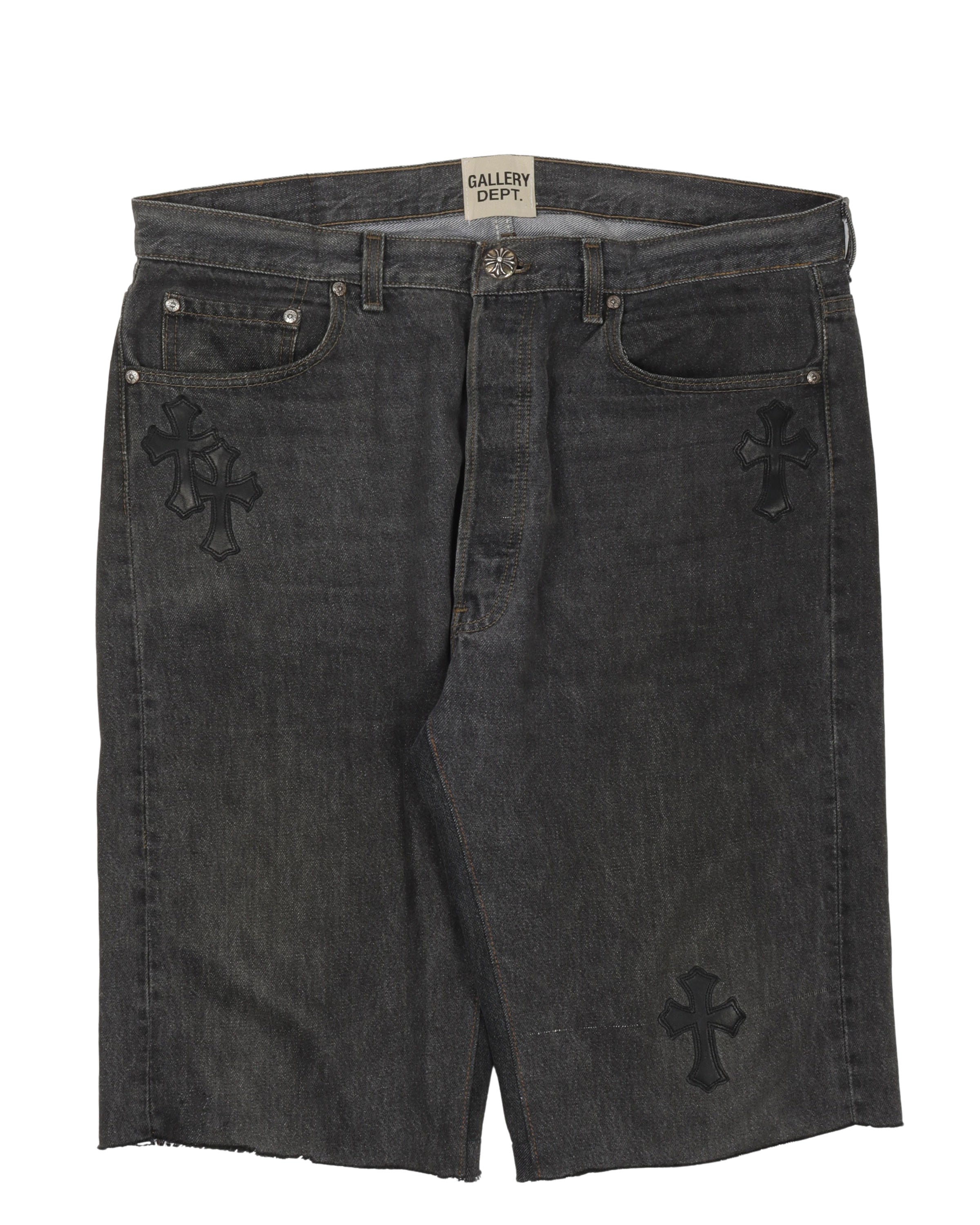 Chrome Hearts Chopped Gallery Dept. Jean Shorts