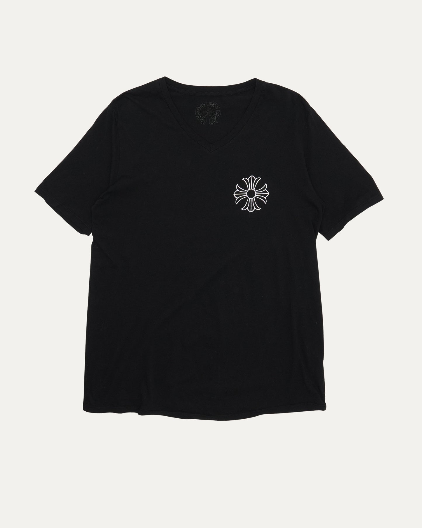 Plus Cross Logo V-Neck T-Shirt