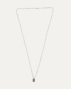 Mini Star Dog Tag Pendant on Ball Chain Necklace