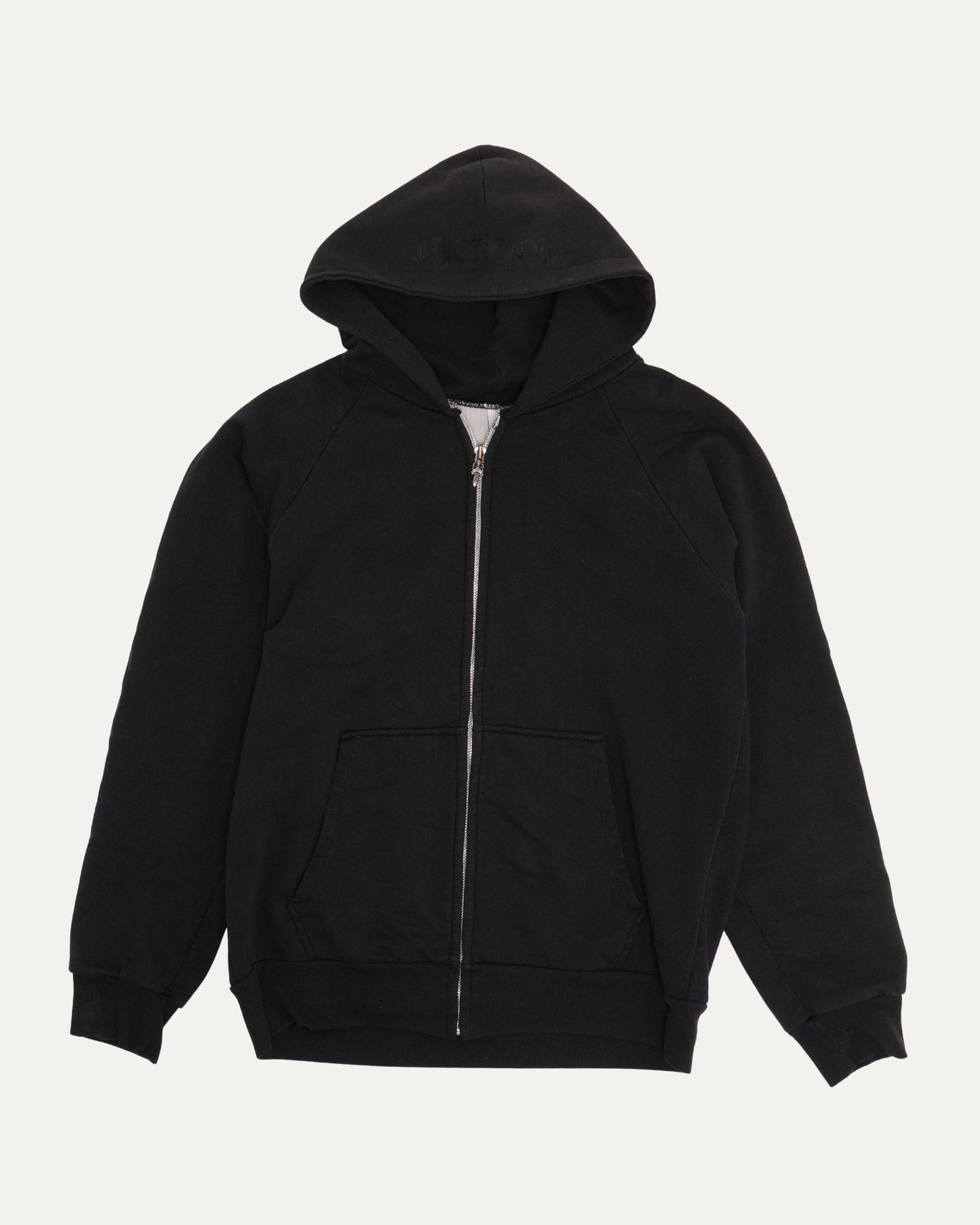 Vintage Tonal Horseshoe Logo Zip Up Hoodie