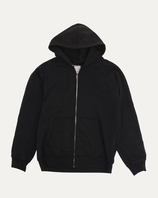 Vintage Tonal Horseshoe Logo Zip Up Hoodie
