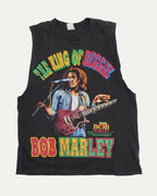 Bob Marley The King of Reggae Cut-Off T-Shirt